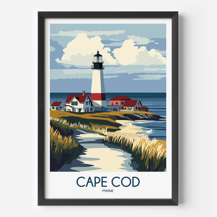 Cape Cod Destination Art Gift