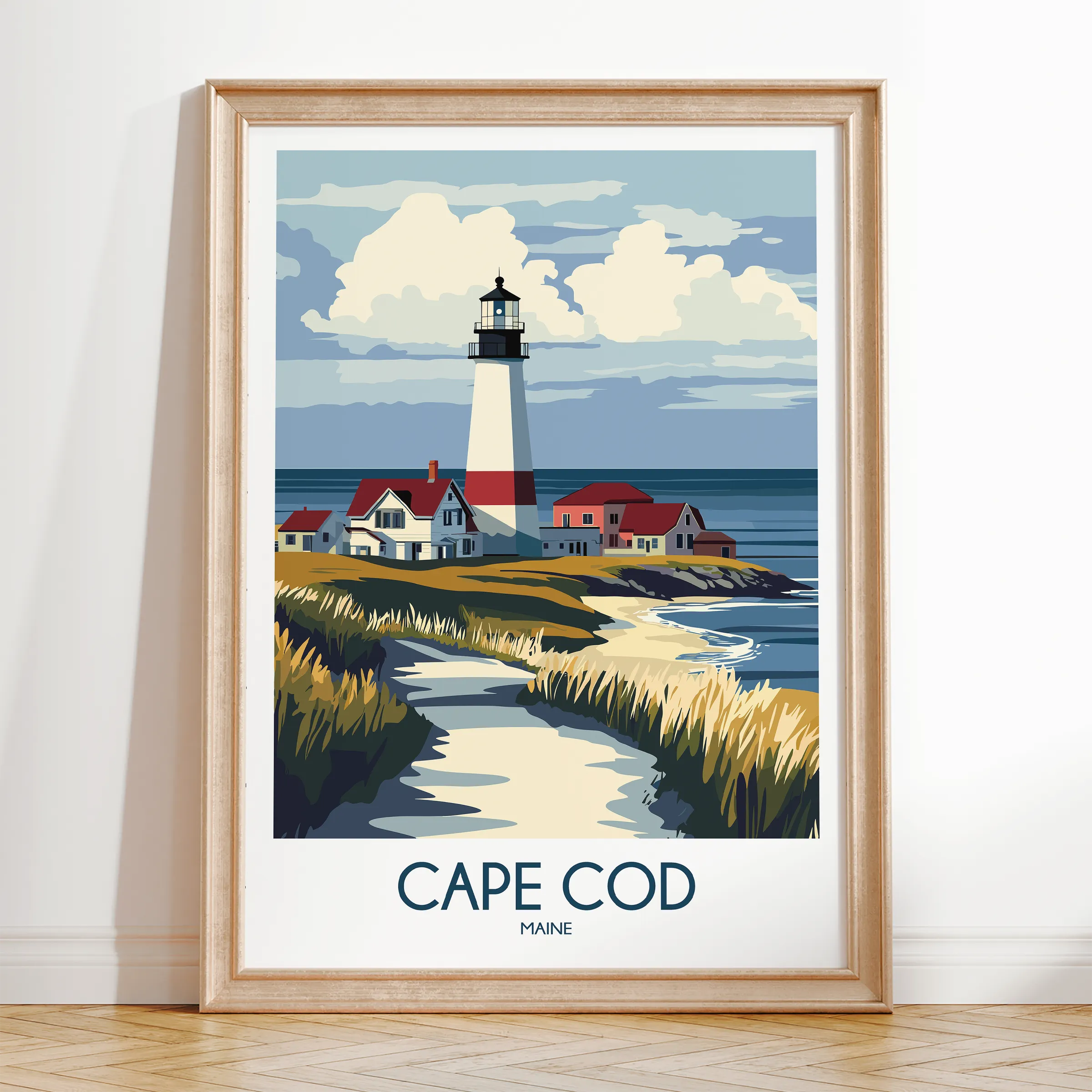 Cape Cod Home Office Decor