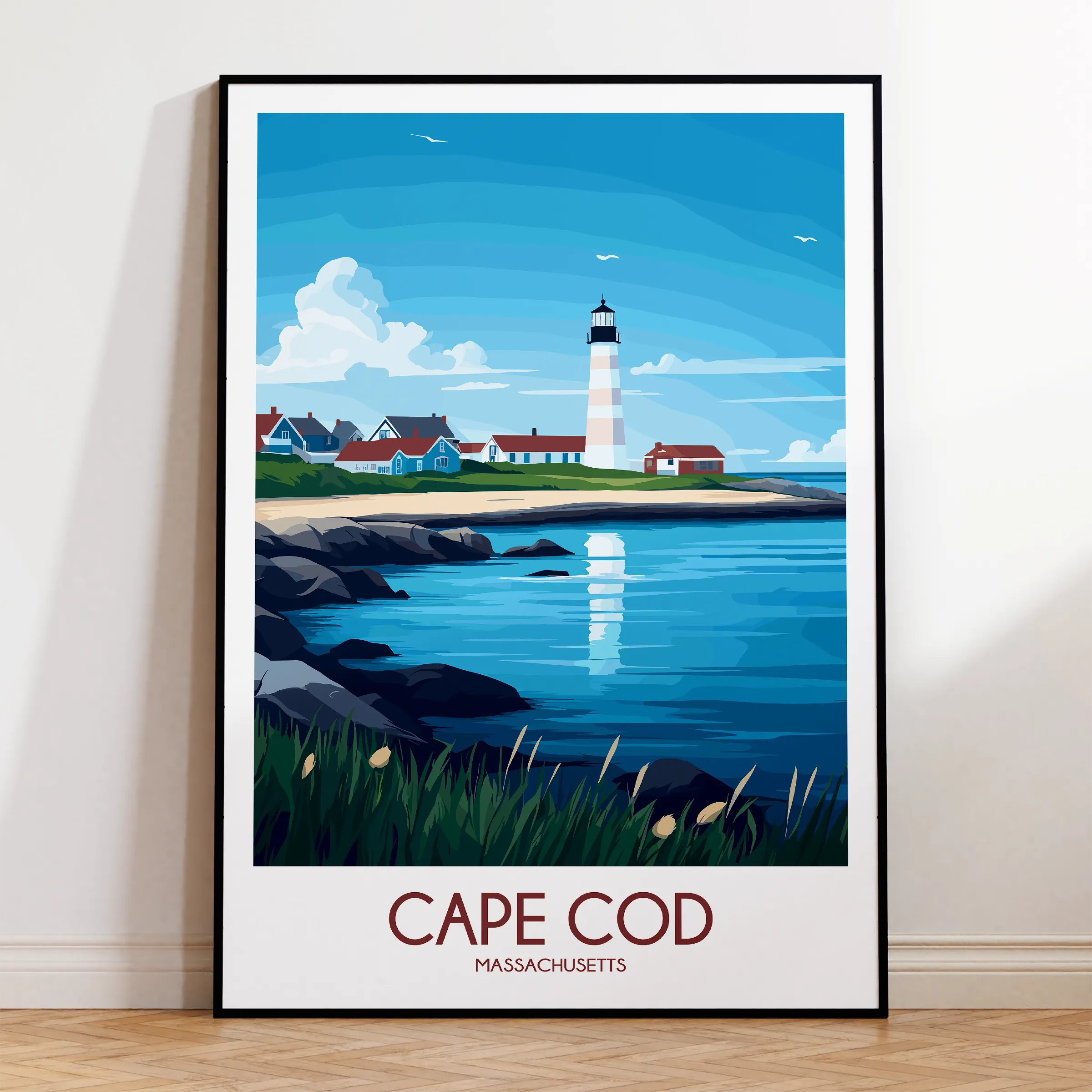 Cape Cod Home Office Decor