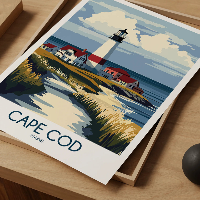 Cape Cod Modern Travel Poster