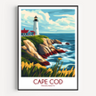 Cape Cod Modern Travel Poster