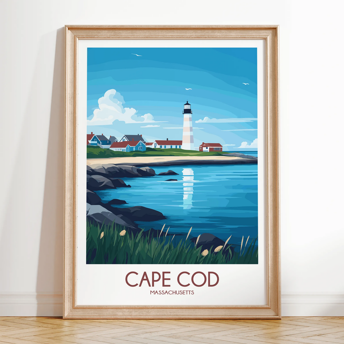 Cape Cod Souvenir Poster Print