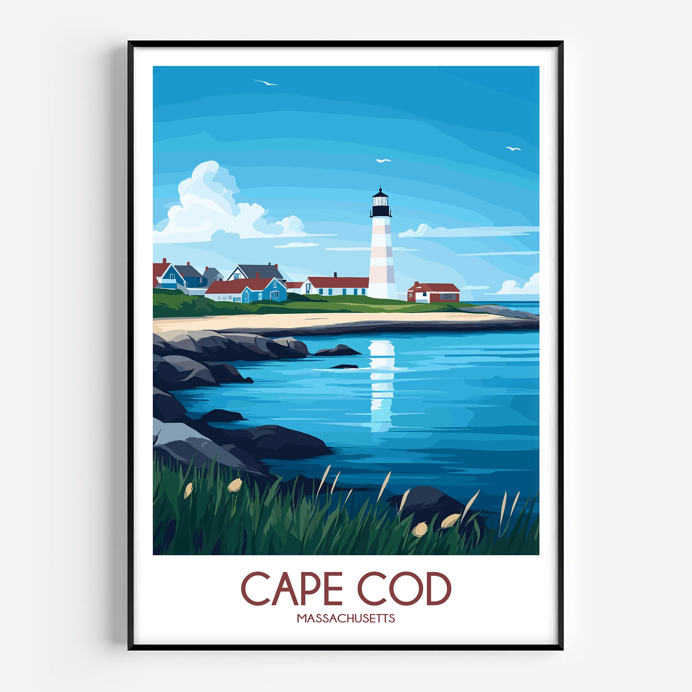 Cape Cod Souvenir Poster Print