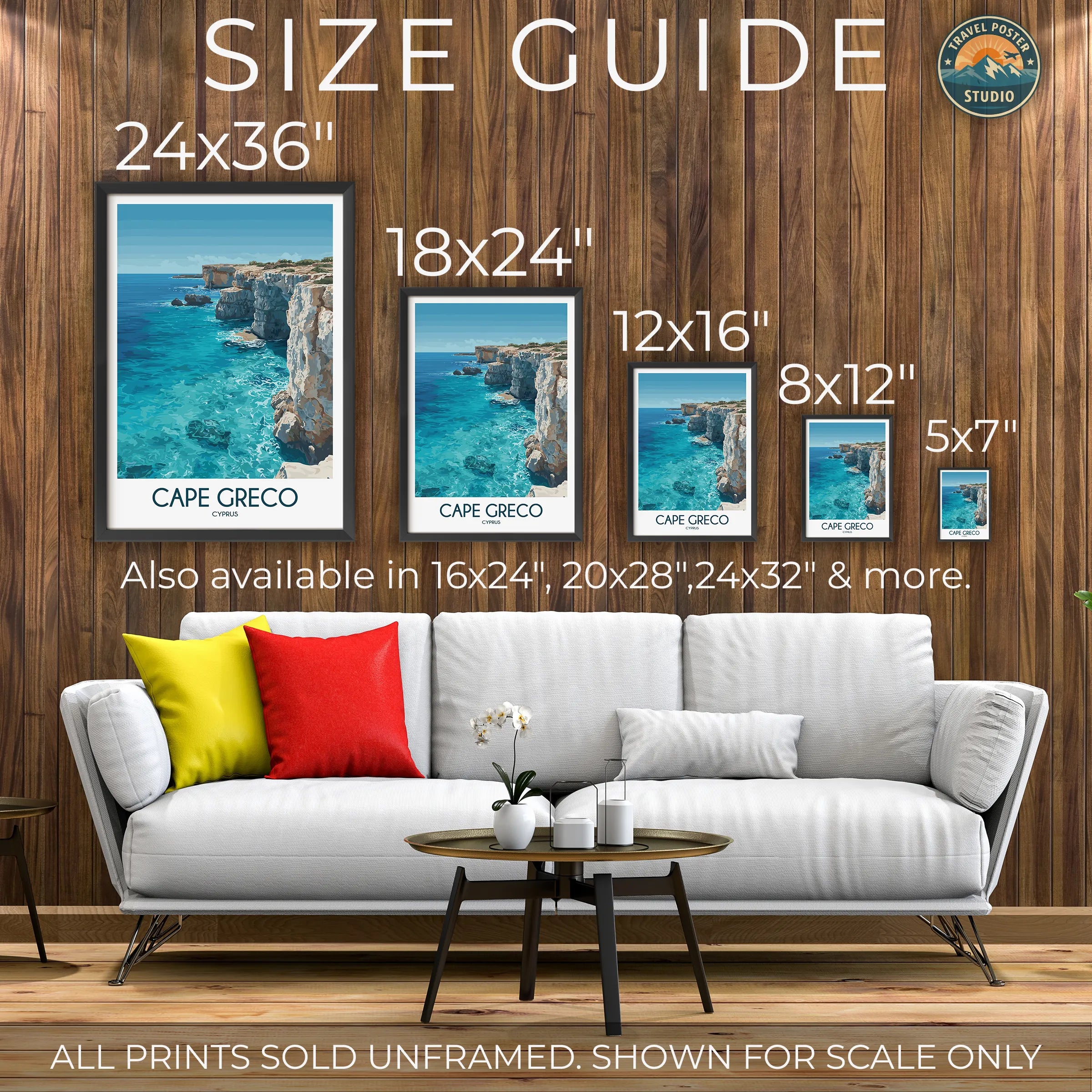 Cape Greco Destination Art Gift