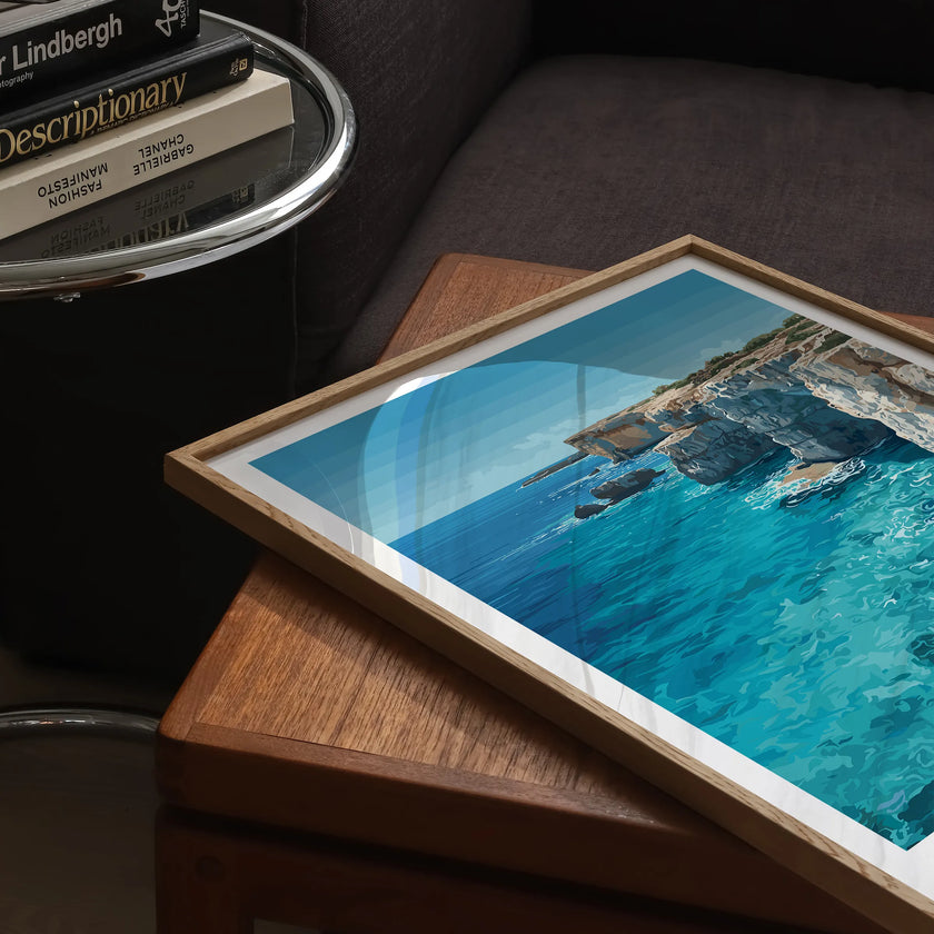 Cape Greco Scenic Landscape Art