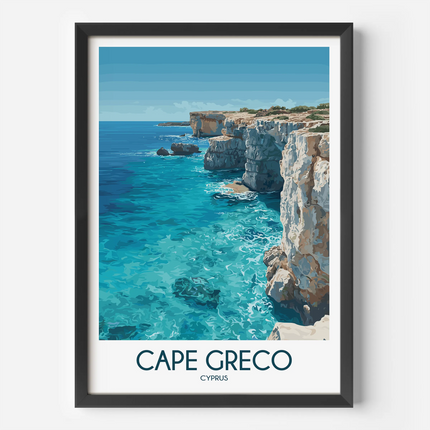 Cape Greco Scenic Landscape Art