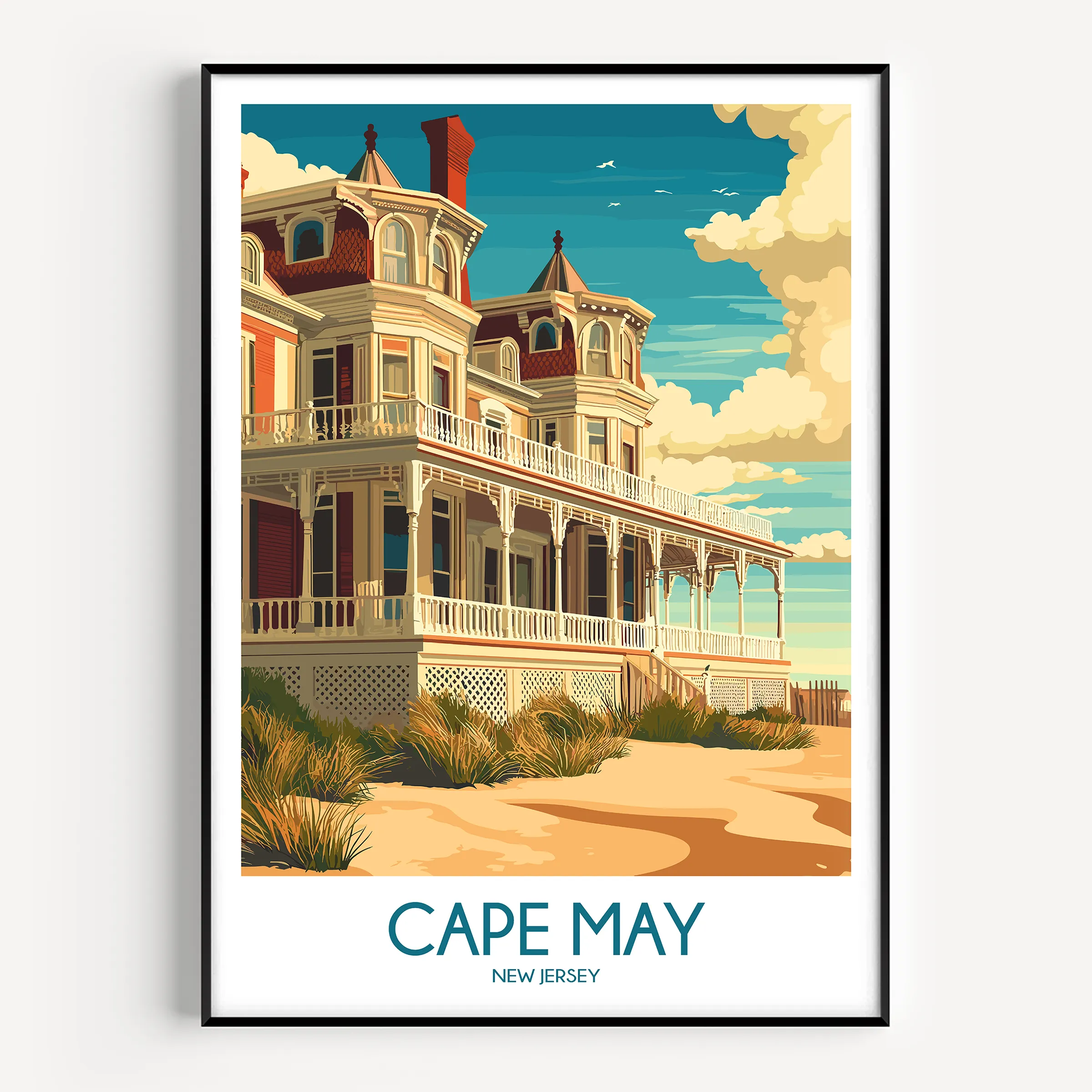 Cape May Destination Art Gift