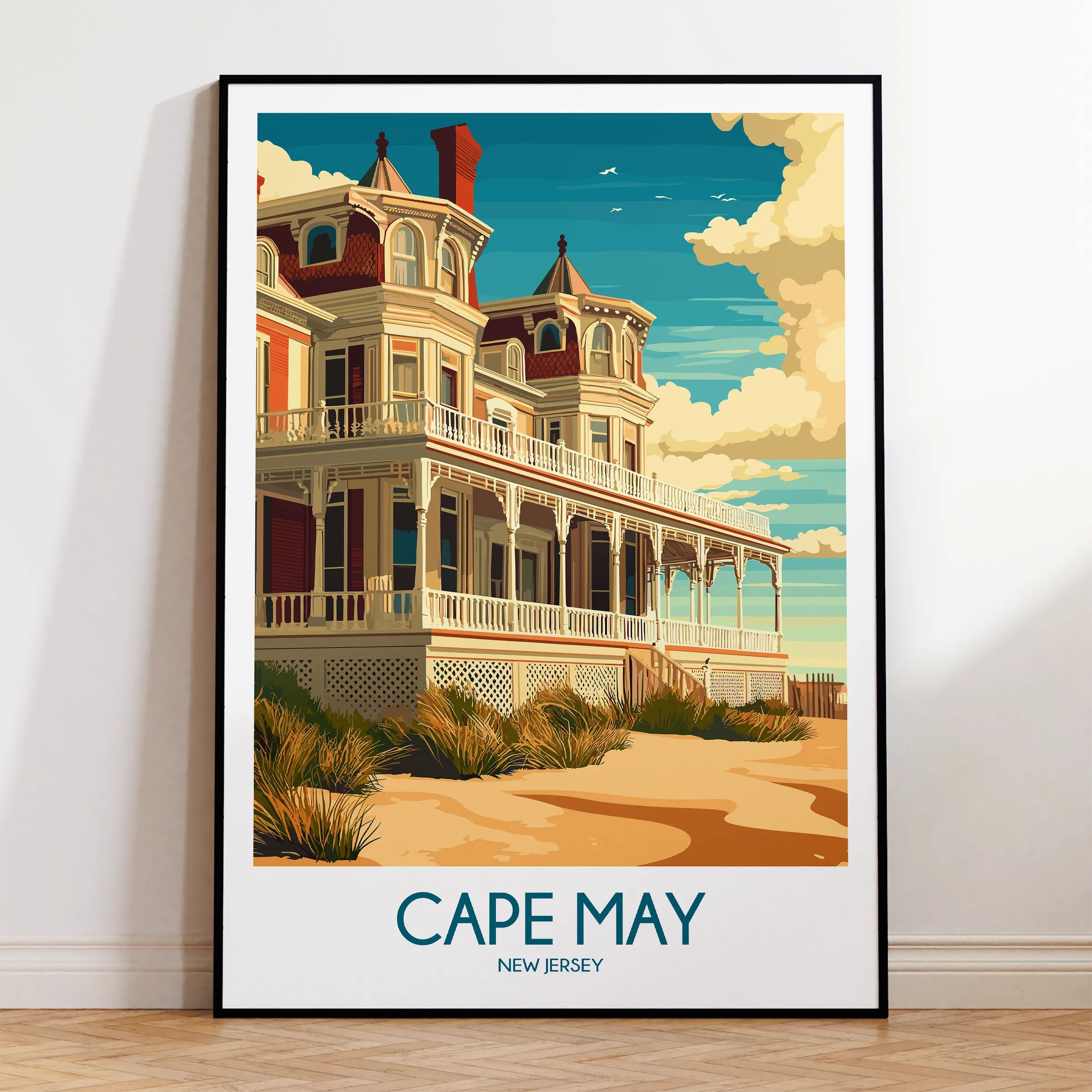 Cape May Souvenir Poster Print