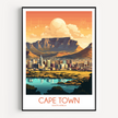 Cape Town Souvenir Poster Print