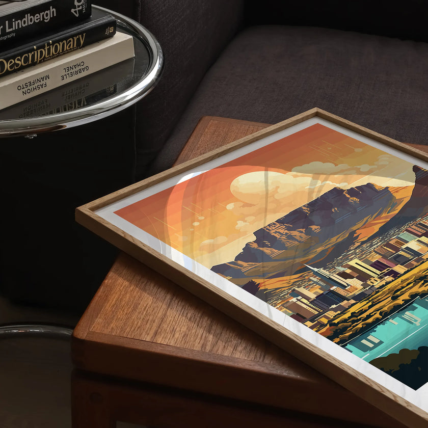 Cape Town Vintage Style Print