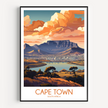 Cape Town Vintage Style Print