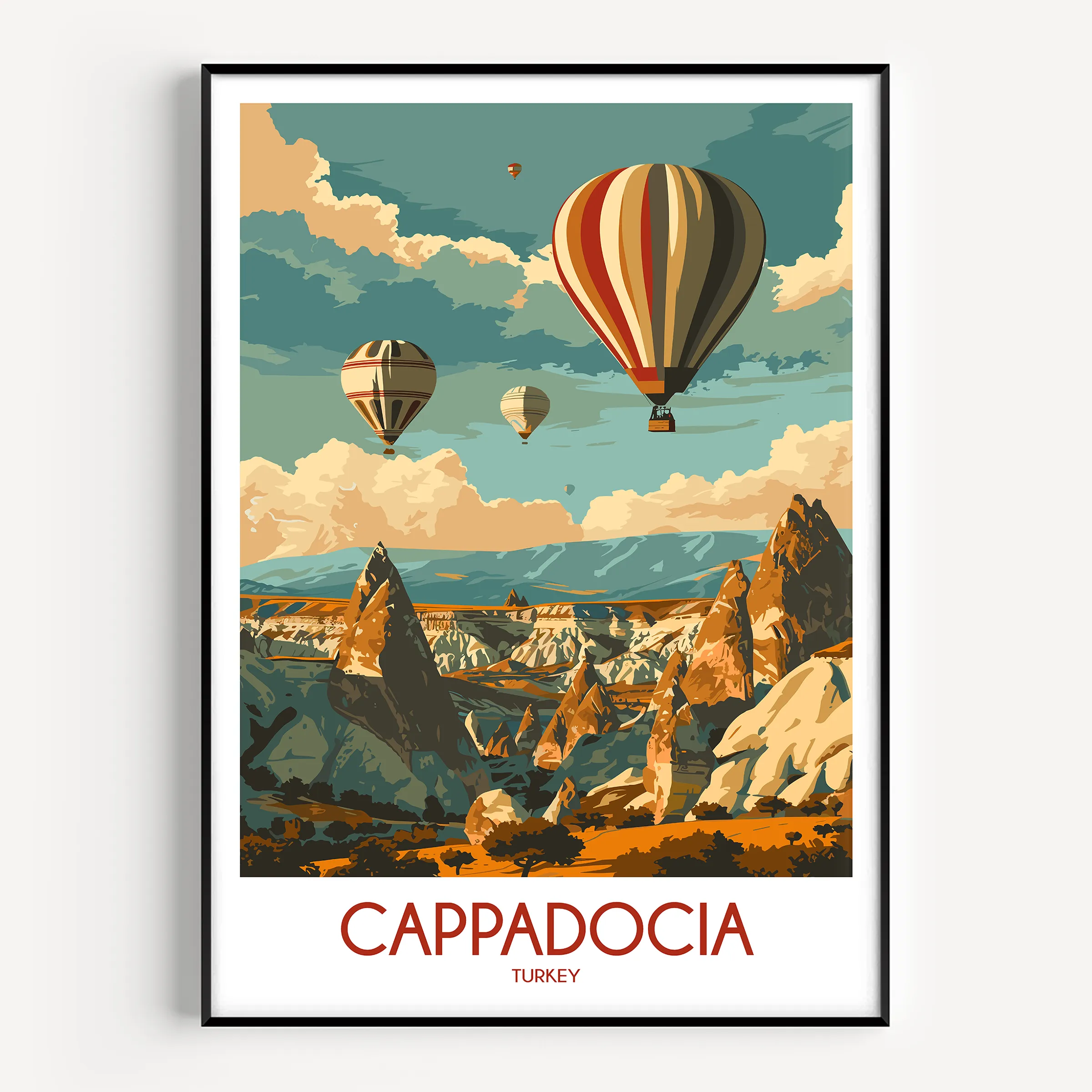 Cappadocia Minimalist Wall Art
