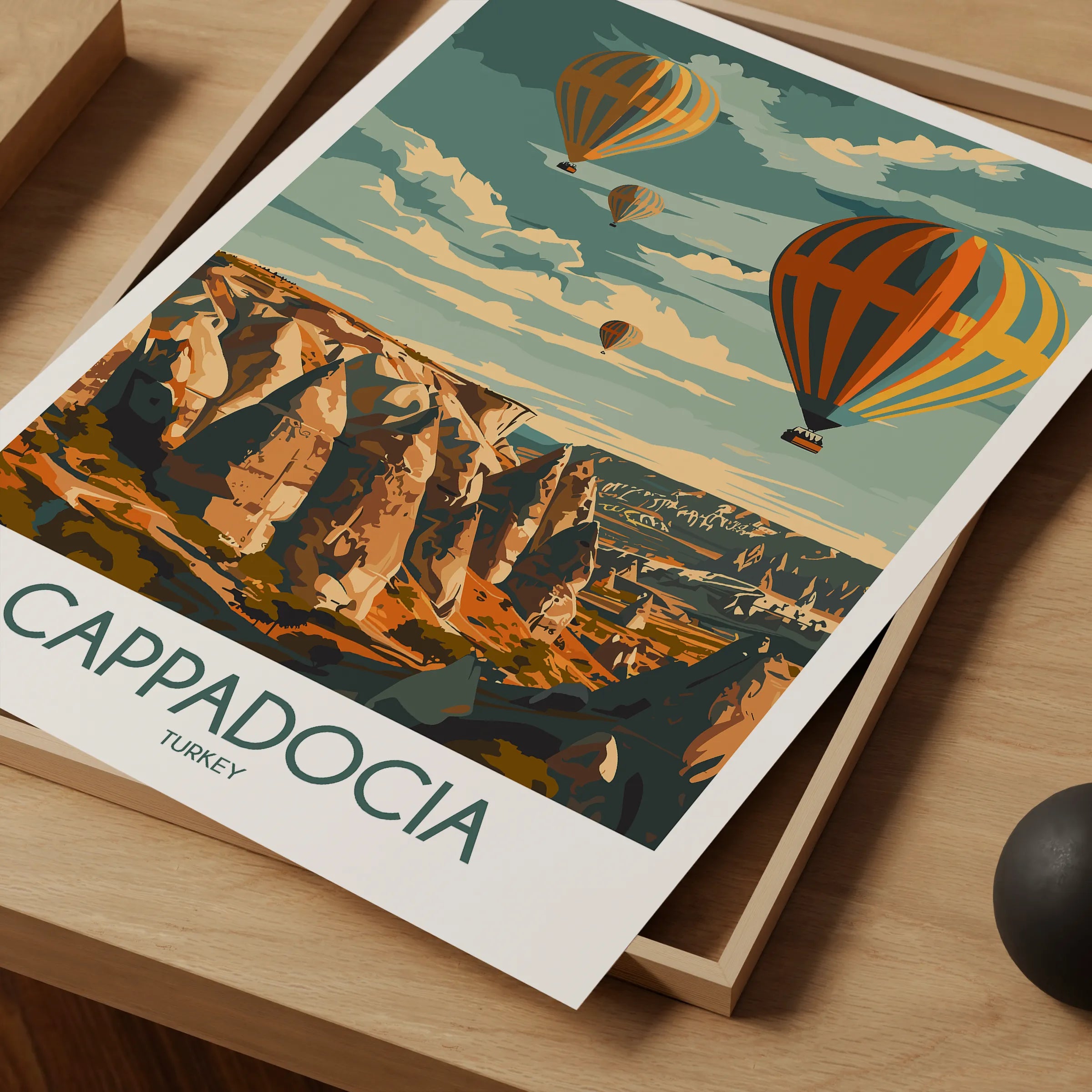 Cappadocia Modern Travel Poster