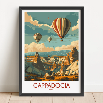 Cappadocia Scenic Landscape Art