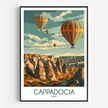 Cappadocia Scenic Landscape Art