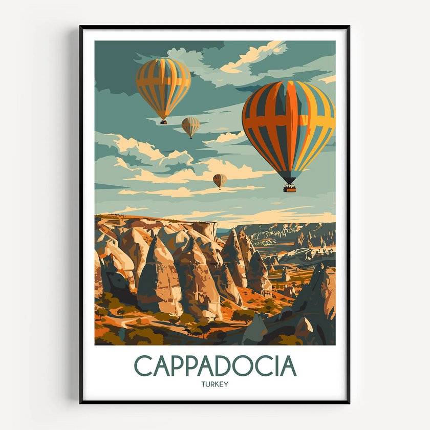 Cappadocia Scenic Landscape Art