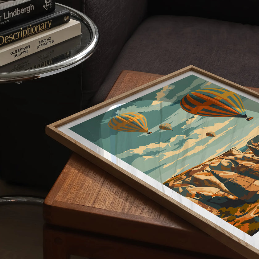 Cappadocia Vintage Style Print