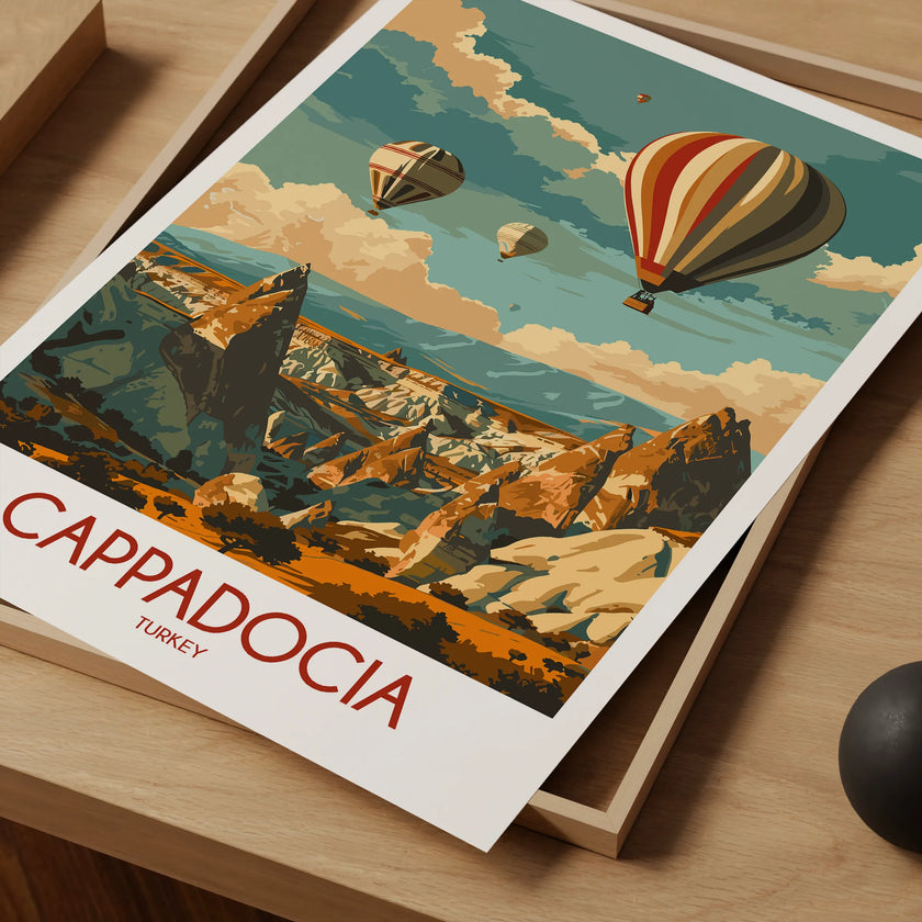 Cappadocia Vintage Style Print