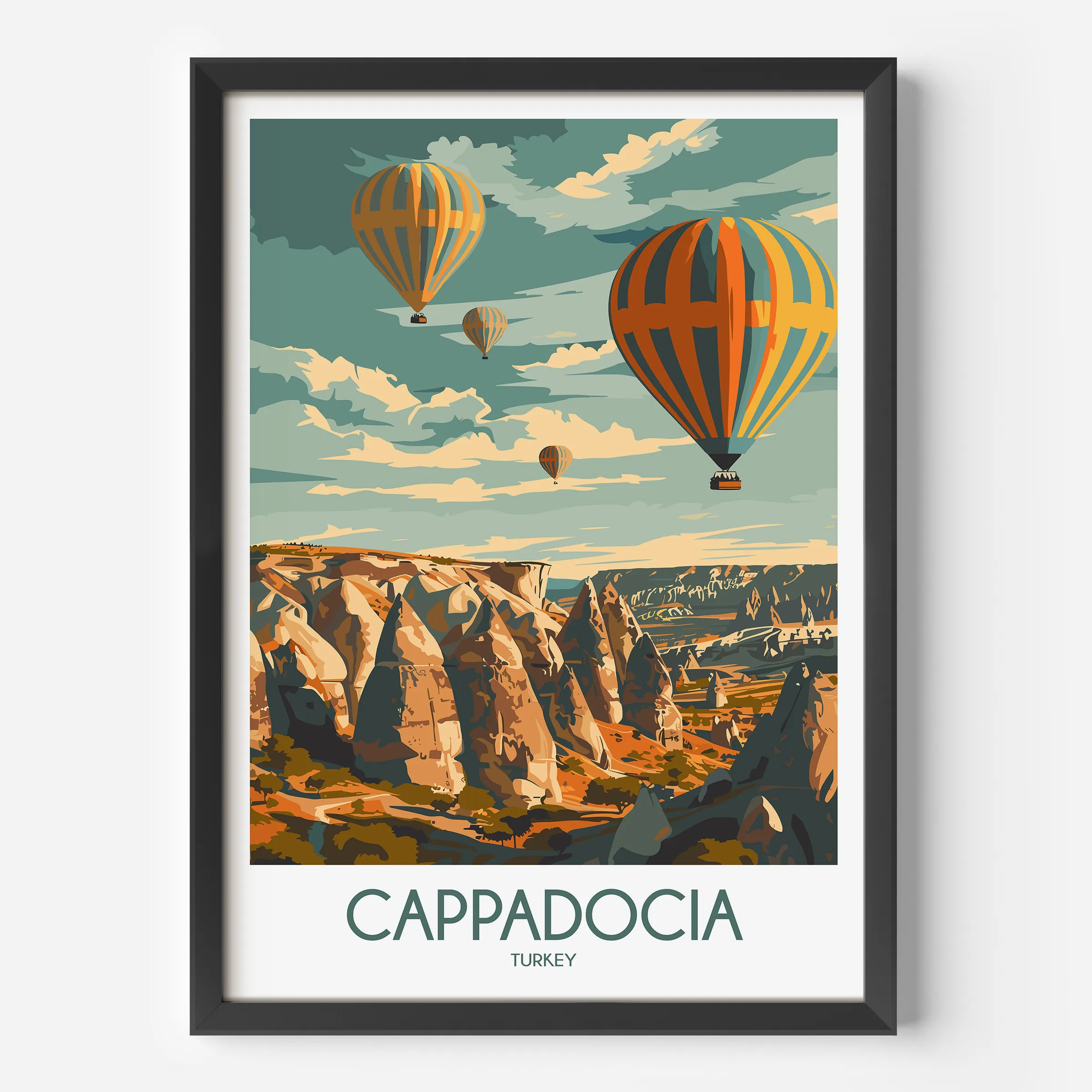 Cappadocia Vintage Style Print