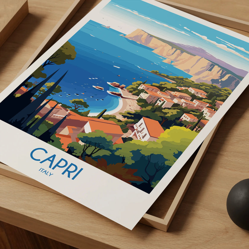 Capri Destination Art Gift