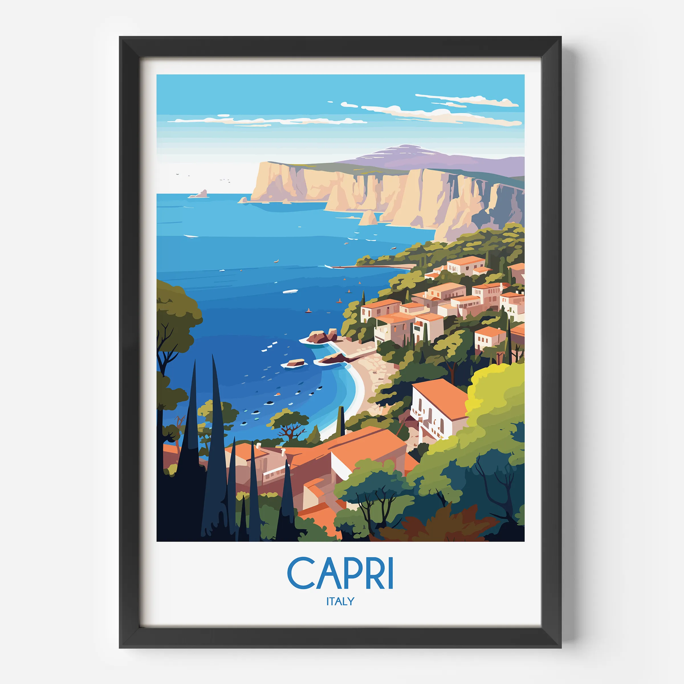 Capri Minimalist Wall Art