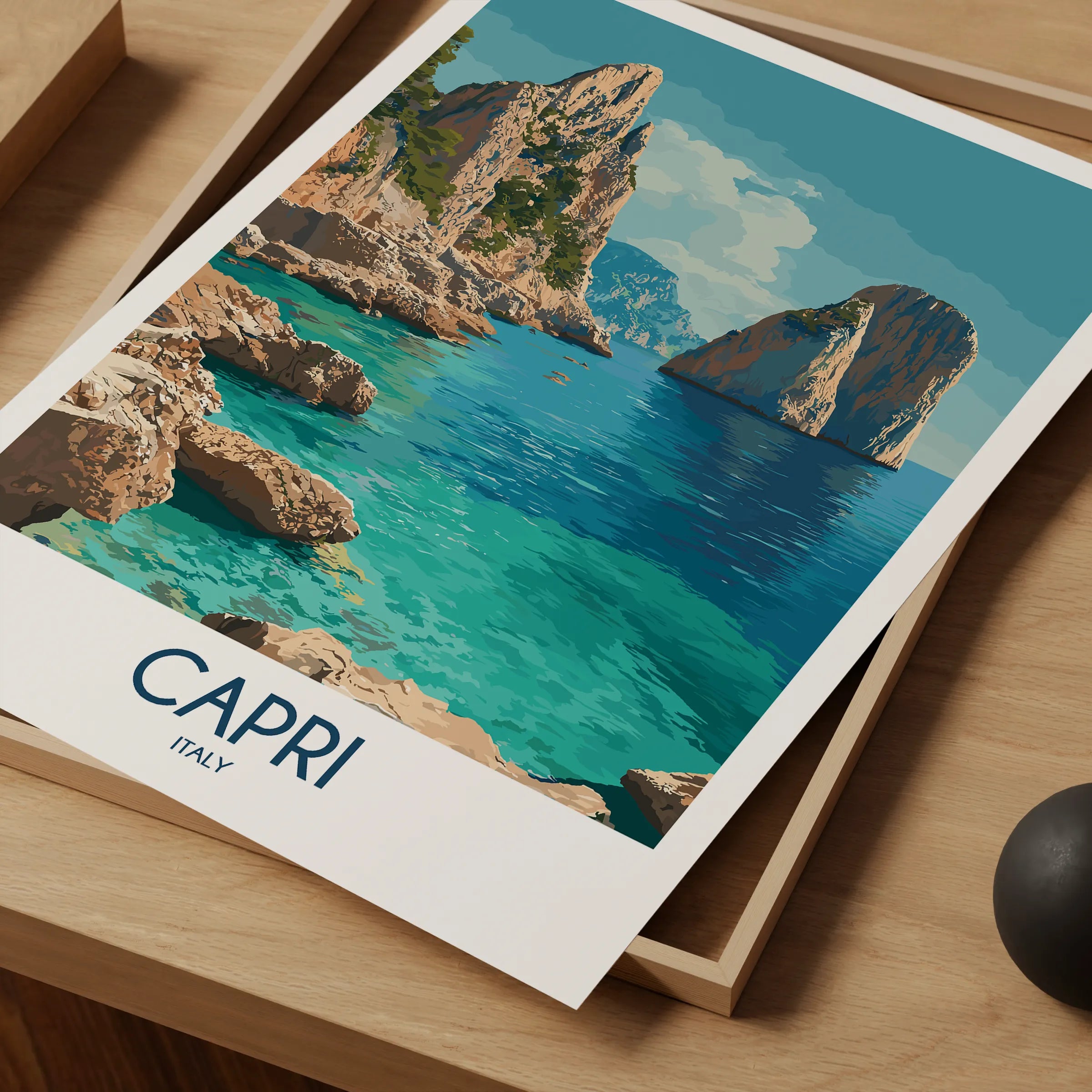 Capri Scenic Landscape Art