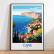 Capri Scenic Landscape Art