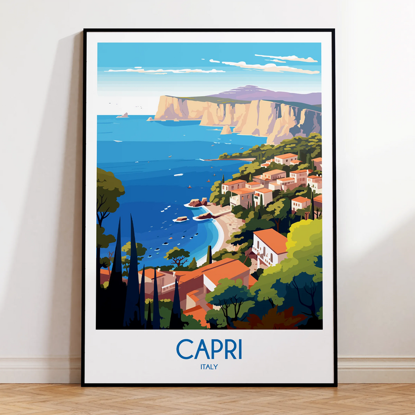 Capri Scenic Landscape Art