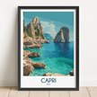 Capri Vintage Style Print