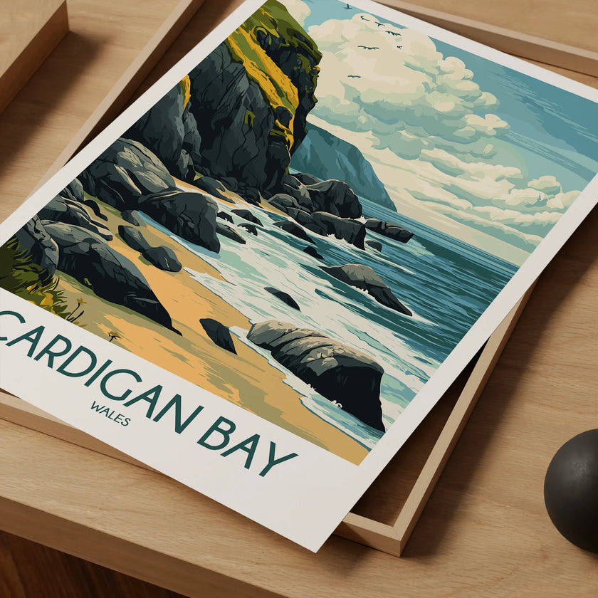 Cardigan Bay Souvenir Poster Print