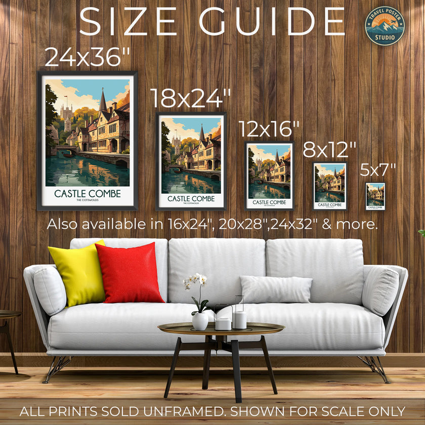 Castle Combe Gallery Quality Print
