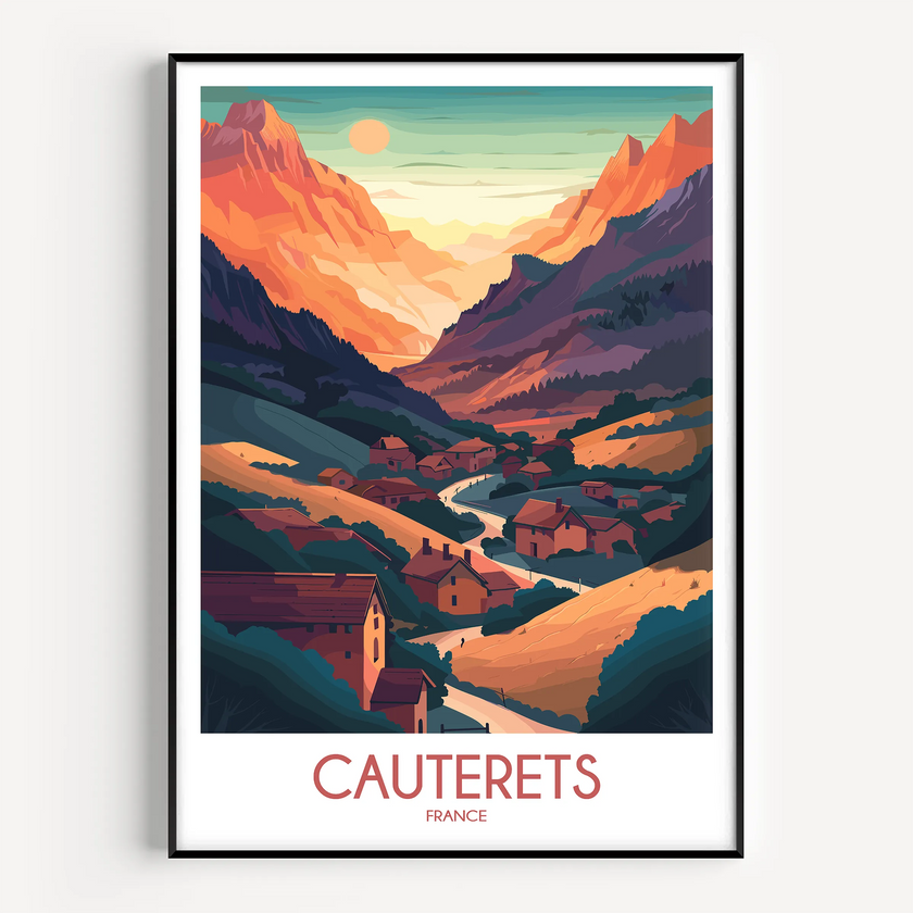 Cauterets Minimalist Wall Art