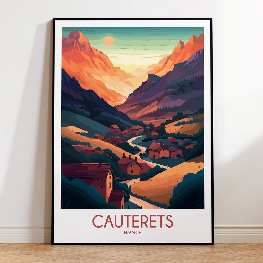 Cauterets Scenic Landscape Art