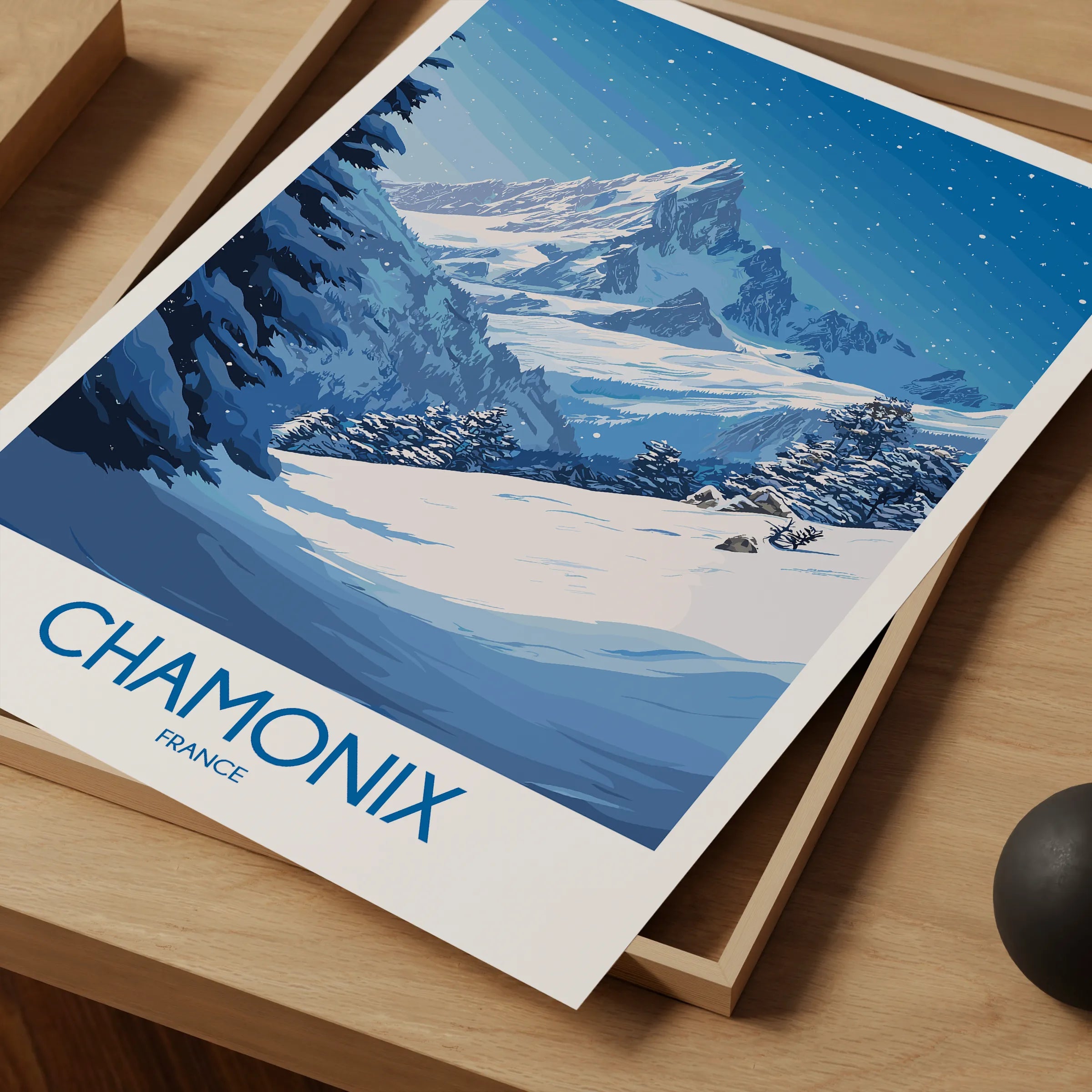 Chamonix Destination Art Gift