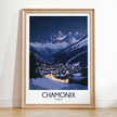 Chamonix Destination Art Gift