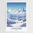 Chamonix Destination Art Gift