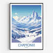 Chamonix Minimalist Wall Art