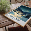 Chamonix Vintage Style Print
