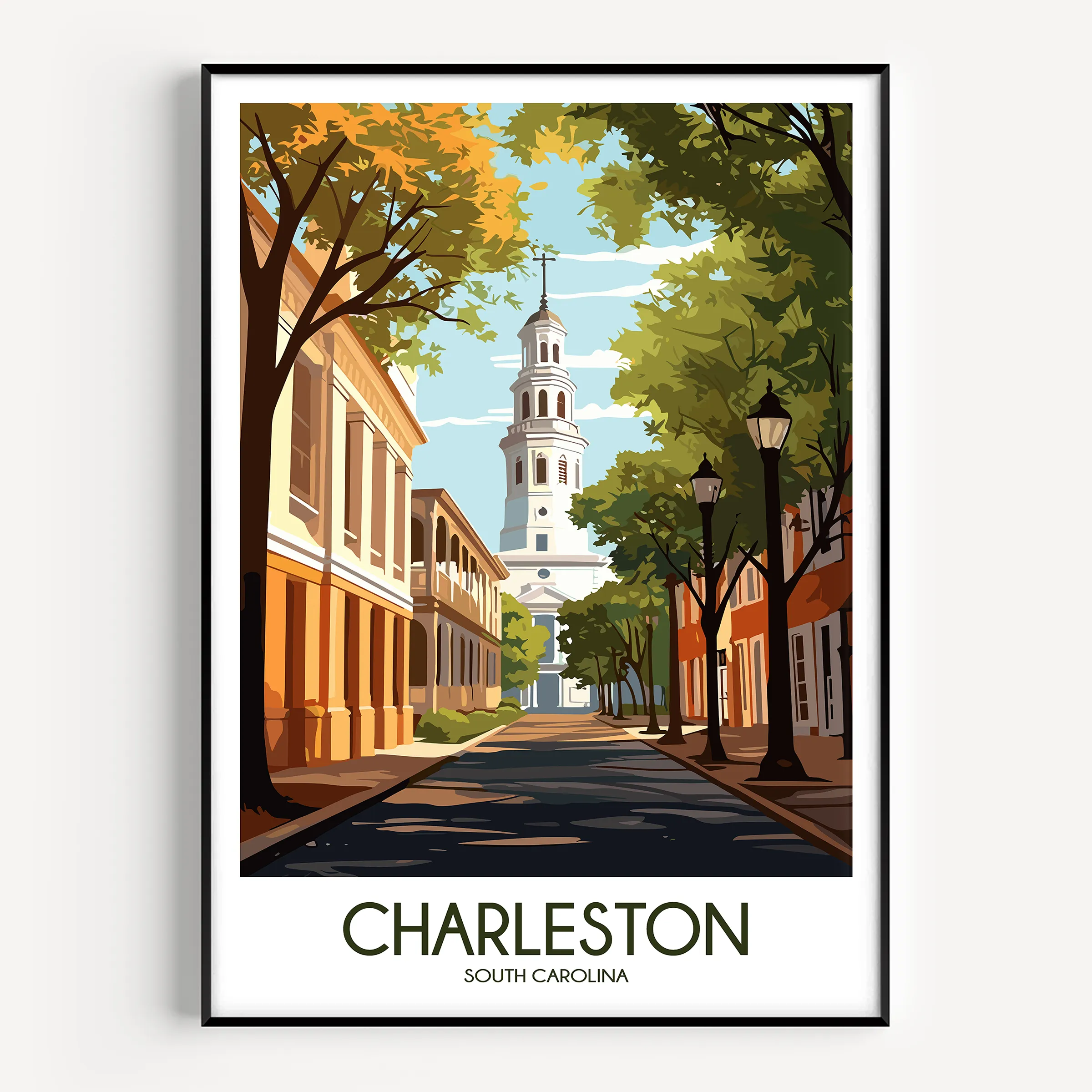Charleston Home Office Decor
