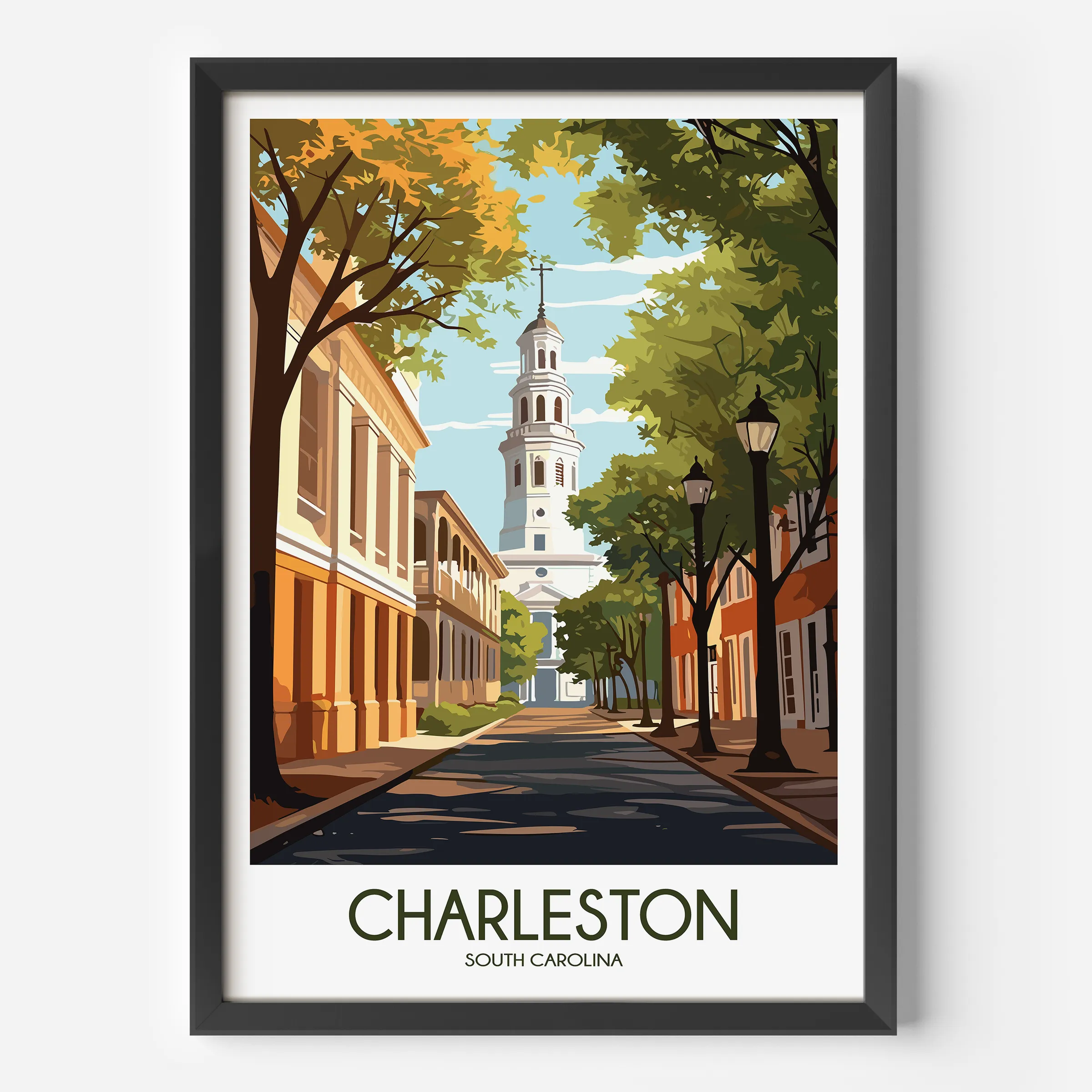 Charleston Minimalist Wall Art