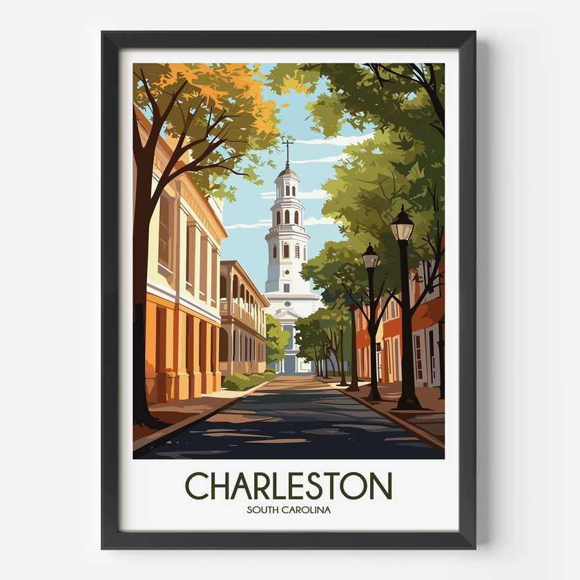 Charleston Minimalist Wall Art
