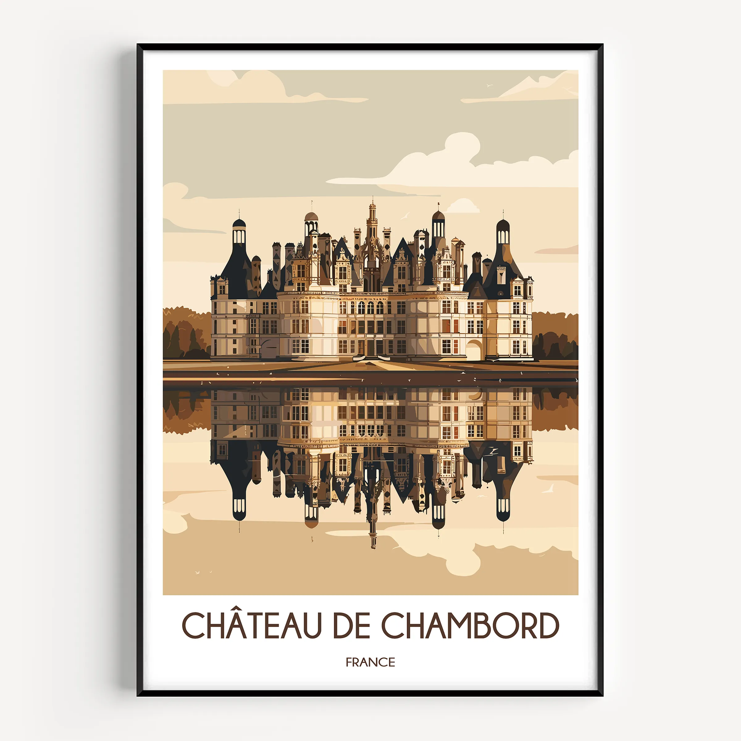Chateau De Chambord Gallery Quality Print