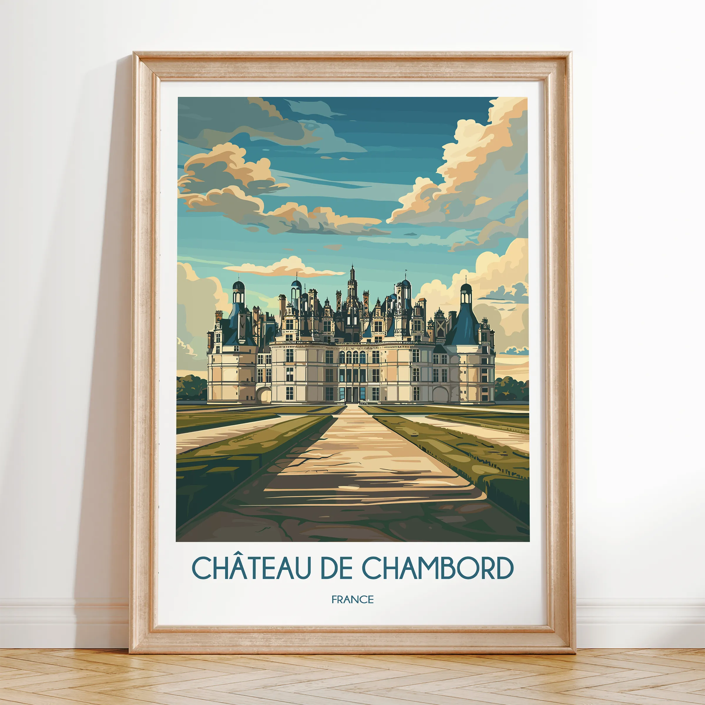 Chateau De Chambord Home Office Decor