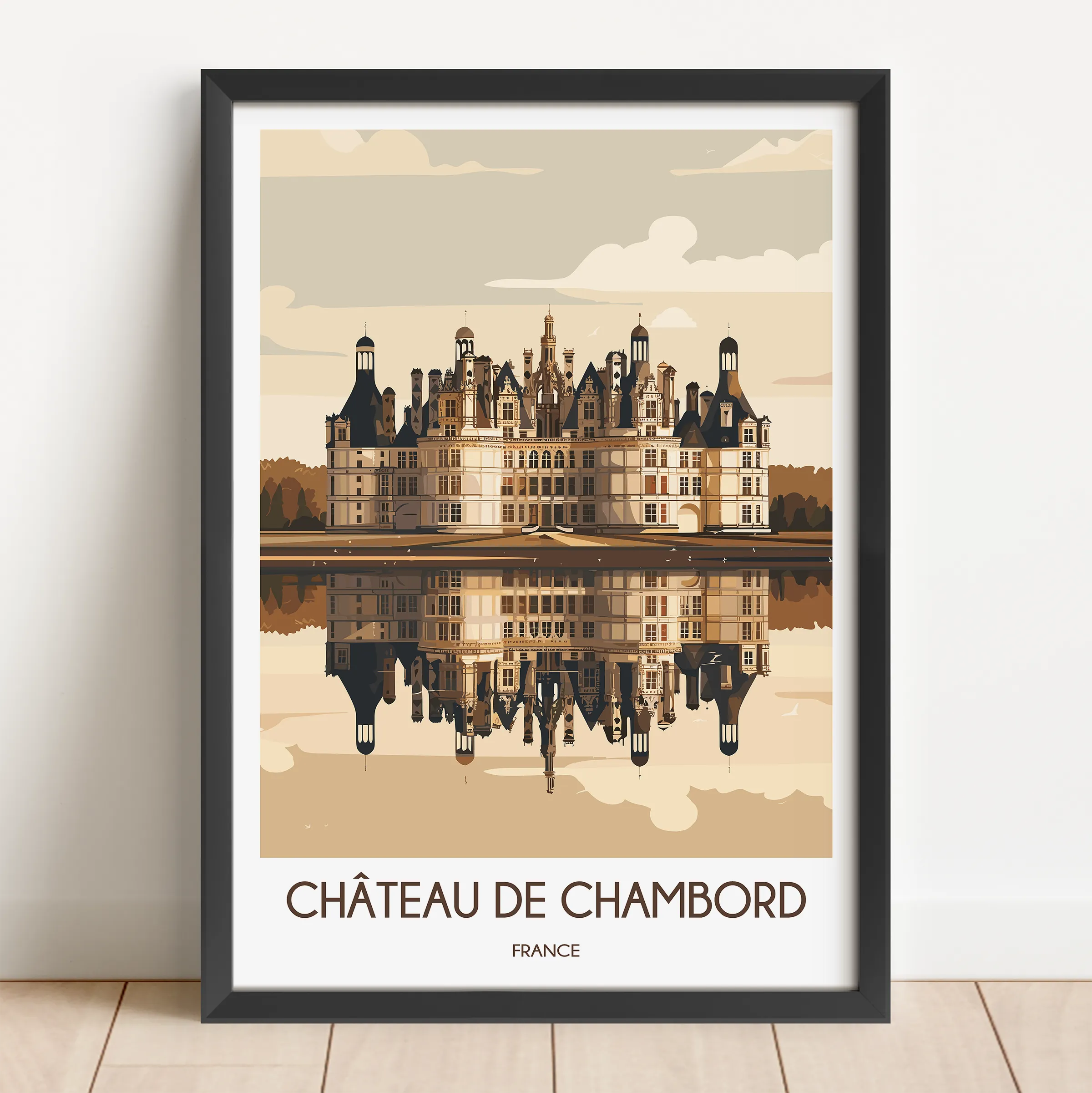 Chateau De Chambord Home Office Decor