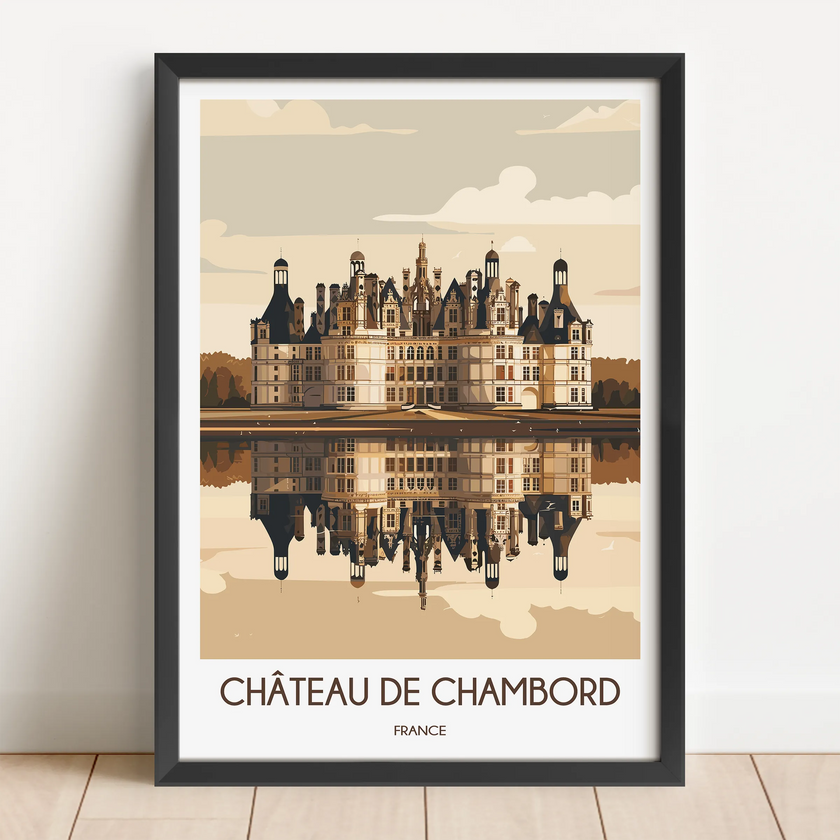 Chateau De Chambord Home Office Decor