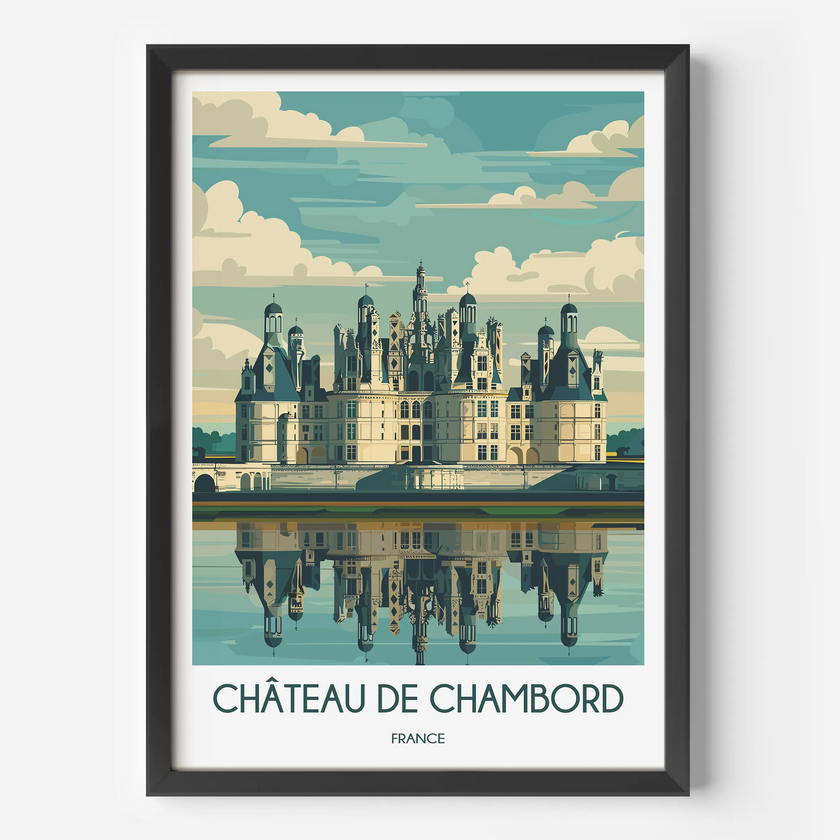 Chateau De Chambord Home Office Decor