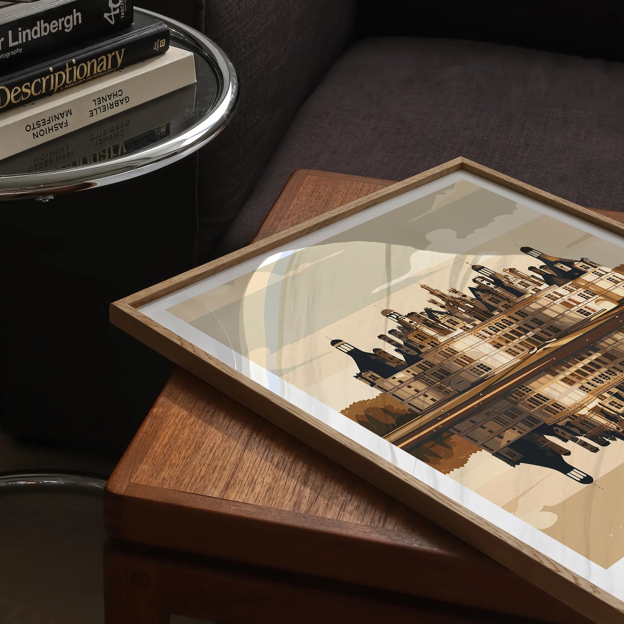 Chateau De Chambord Minimalist Wall Art