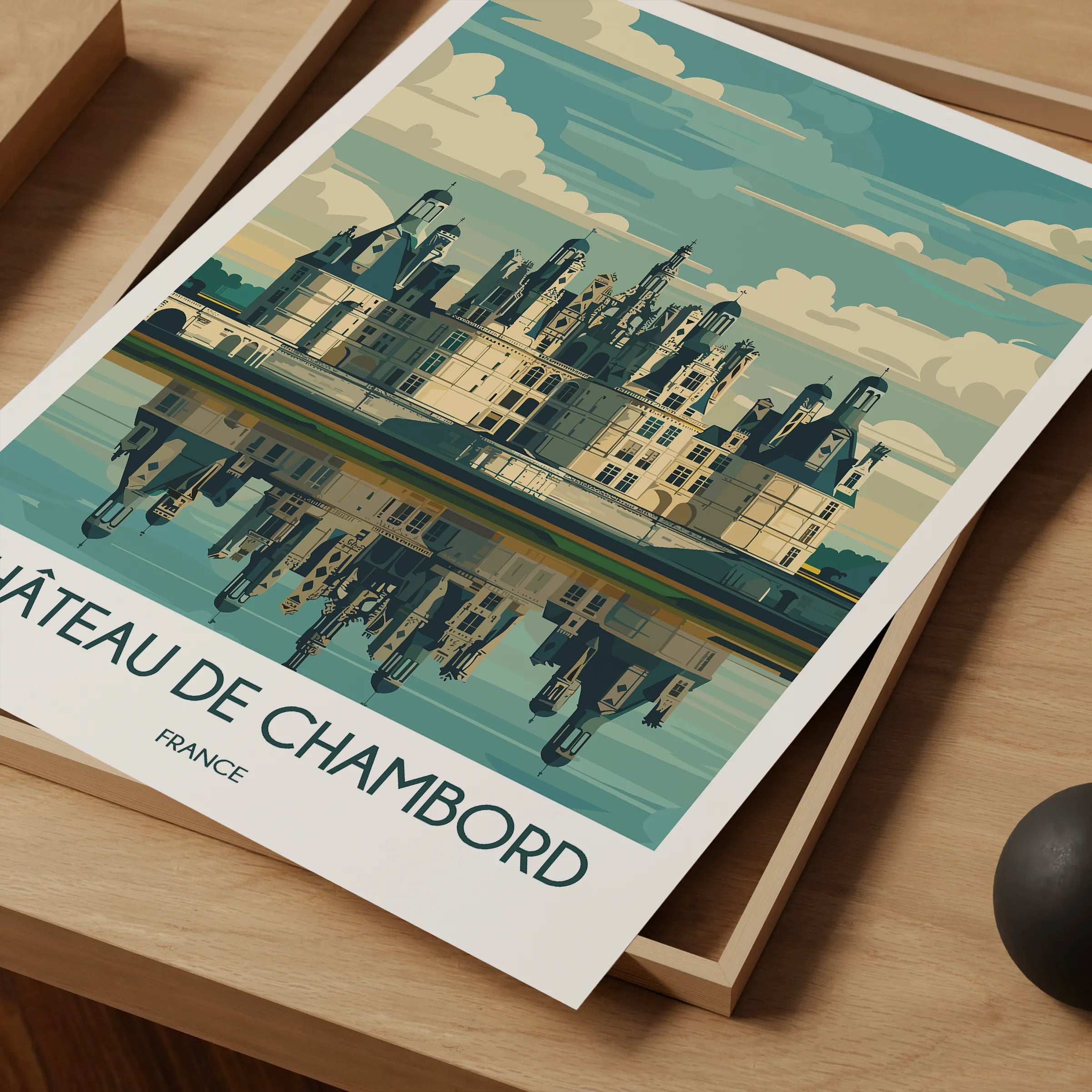 Chateau De Chambord Souvenir Poster Print