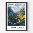 Cheddar Gorge Scenic Landscape Art