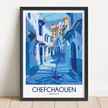 Chefchaouen Minimalist Wall Art